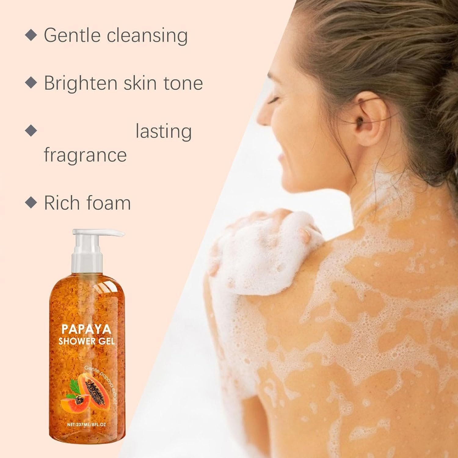 Гель для душу Papaya Oil-Control Moisturising Face & Body Wash 2 шт., фото №5 Гель для душу Papaya Oil-Control Moisturising Face & Body Wash 2 шт., фото №5