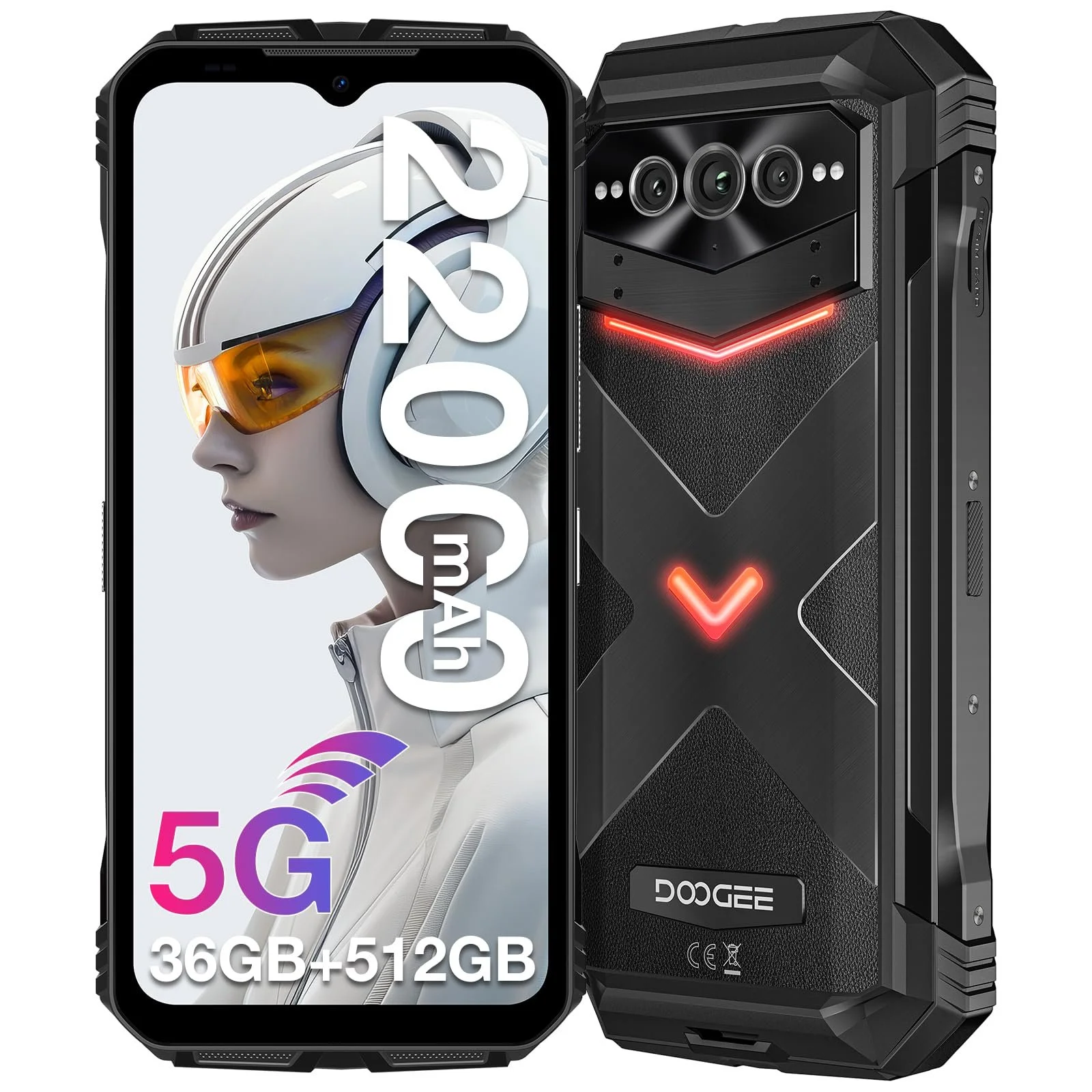 Смартфон DOOGEE VMAX Plus 5G 36GB RAM 512GB 22,000 mAh, фото №1 Смартфон DOOGEE VMAX Plus 5G 36GB RAM 512GB 22,000 mAh, фото №1