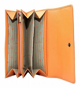 Кошелек женский Esquire Peru Ladies Orange Классический оранжевый synthetic.ua - Фото 1