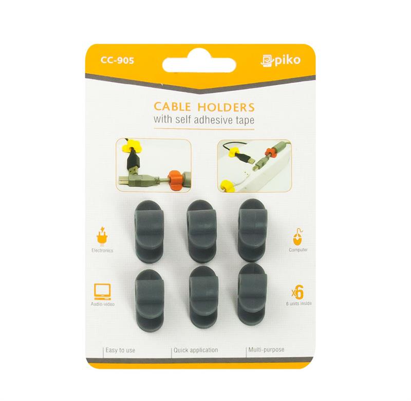 Органайзер для кабелю Piko CC-905 Grey 1283126476853, фото №3