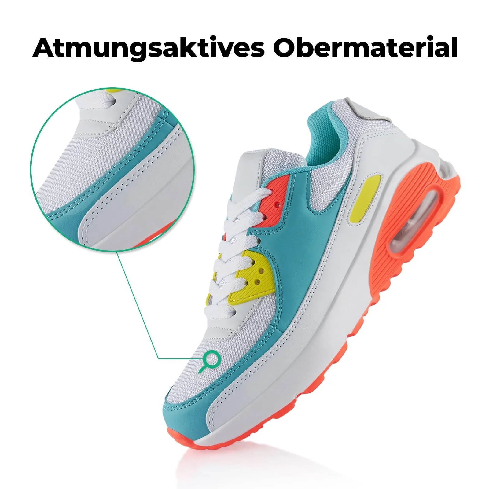 Кросівки Fusskleidung Унісекс Амортизовані Спортивні Легкі, фото №3 Кросівки Fusskleidung Унісекс Амортизовані Спортивні Легкі, фото №3