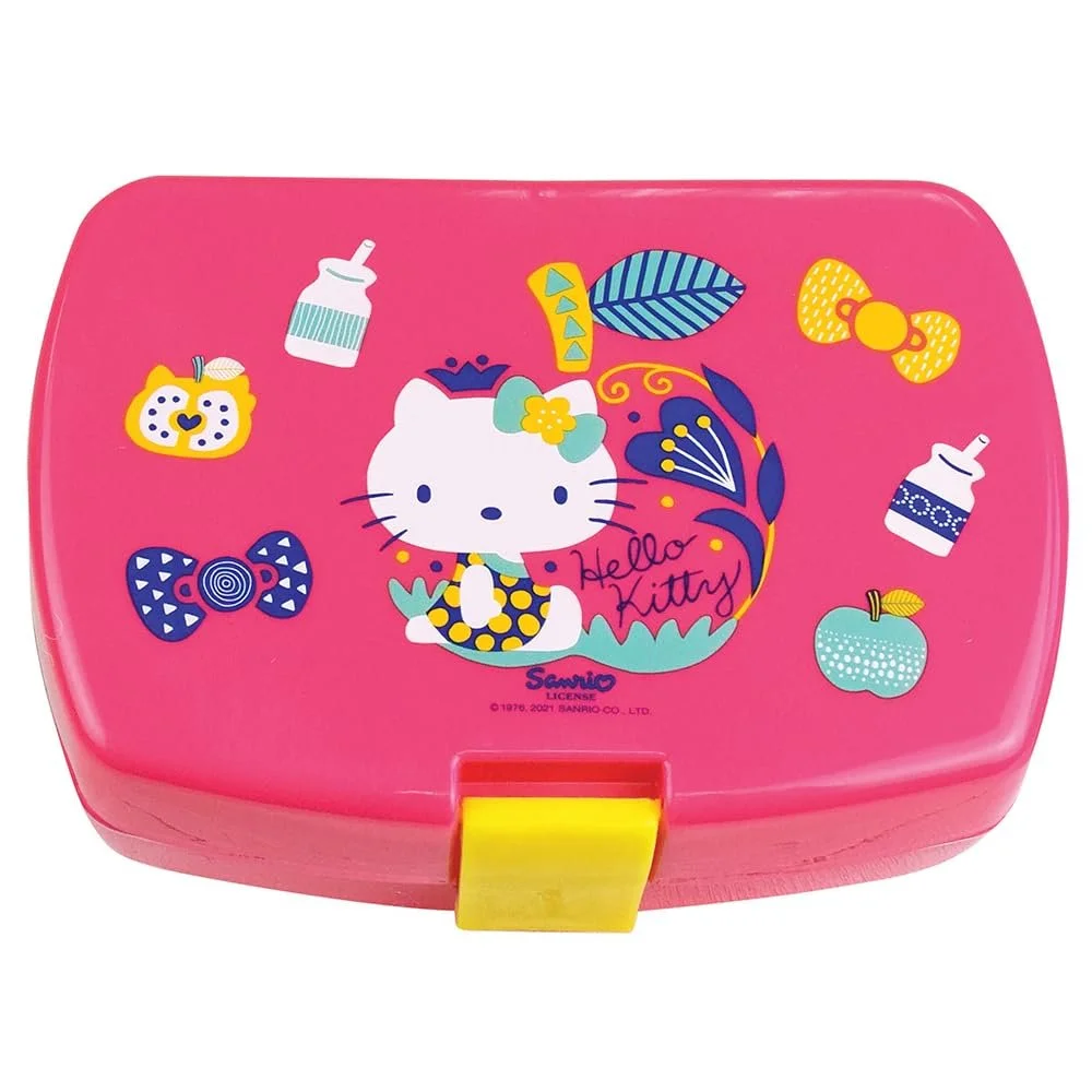 Набор детской посуды Hello Kitty: стакан 220 мл, тарелка для супа диаметром 16 см, тарелка диаметром 22 см, чашка 350 мл, ланчбокс, фото №5 Набор детской посуды Hello Kitty: стакан 220 мл, тарелка для супа диаметром 16 см, тарелка диаметром 22 см, чашка 350 мл, ланчбокс, фото №5