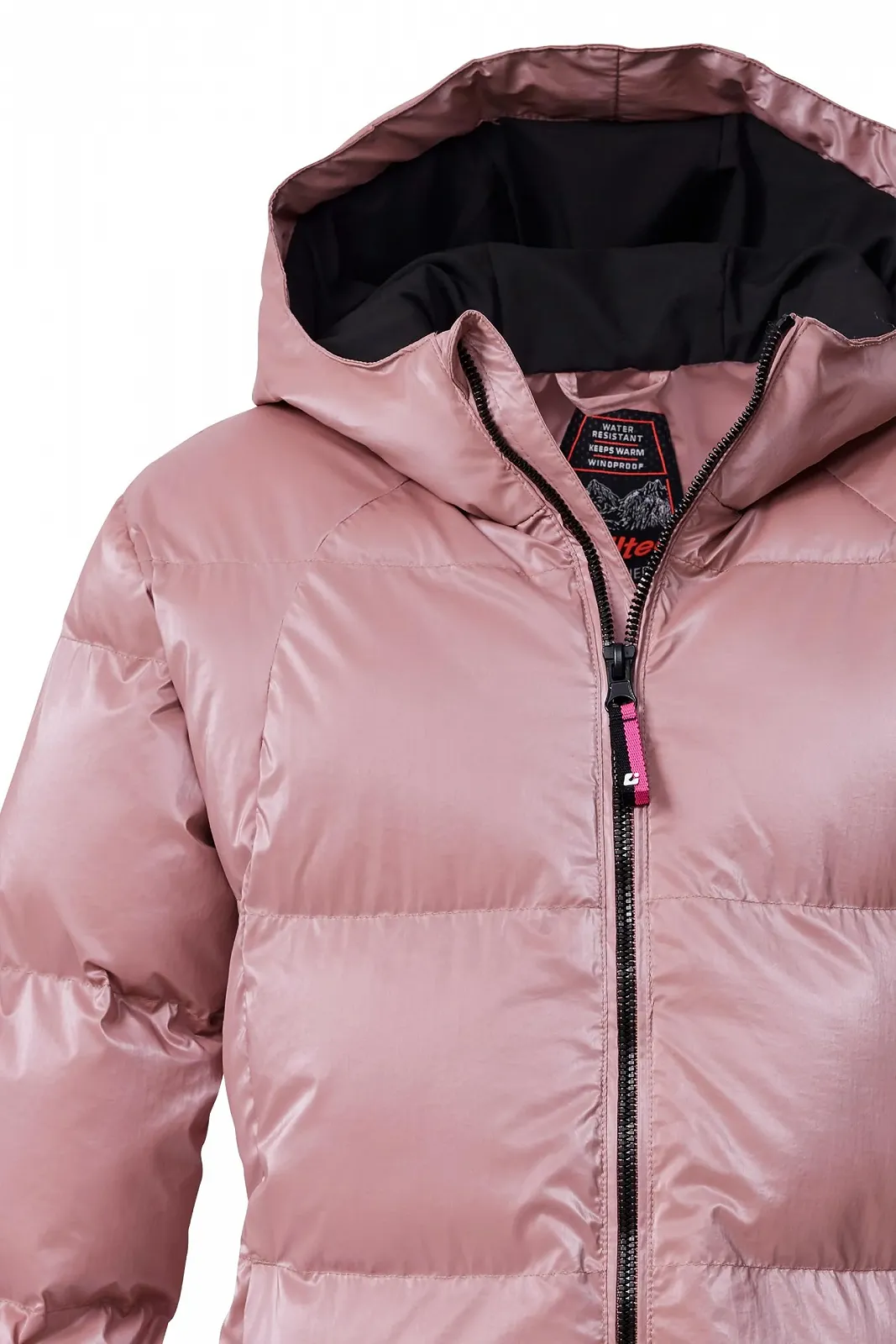 Куртка Killtec Ksw 210 Grls Qltd Down с капюшоном и снегозащитой для девочек, фото №4 Куртка Killtec Ksw 210 Grls Qltd Down с капюшоном и снегозащитой для девочек, фото №4