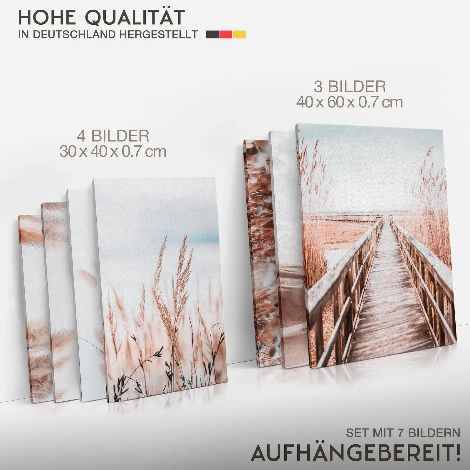 Настенная картина Novart Pictures Light Tower Boho Sea 7 шт. Бежевая, фото №4 Настенная картина Novart Pictures Light Tower Boho Sea 7 шт. Бежевая, фото №4