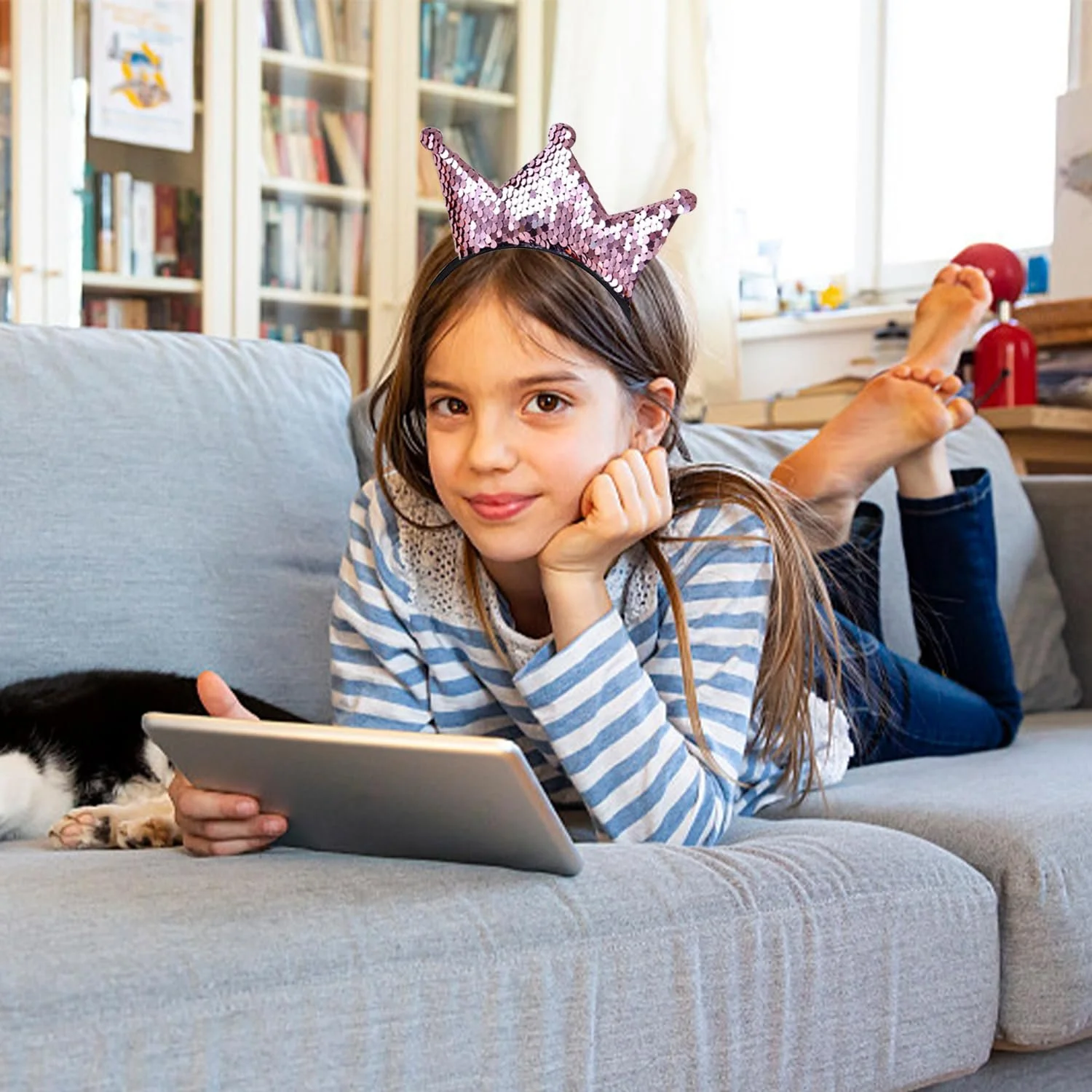 Обруч Золотая Корона для волос, 2 шт., фото №5 Обруч Золотая Корона для волос, 2 шт., фото №5