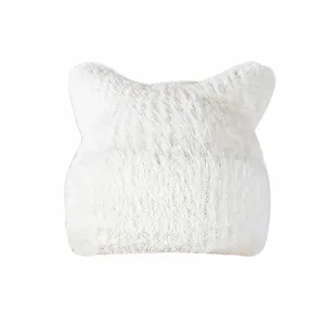 Надвеликий котячий капелюх з вухами, однотонний - Фото 1