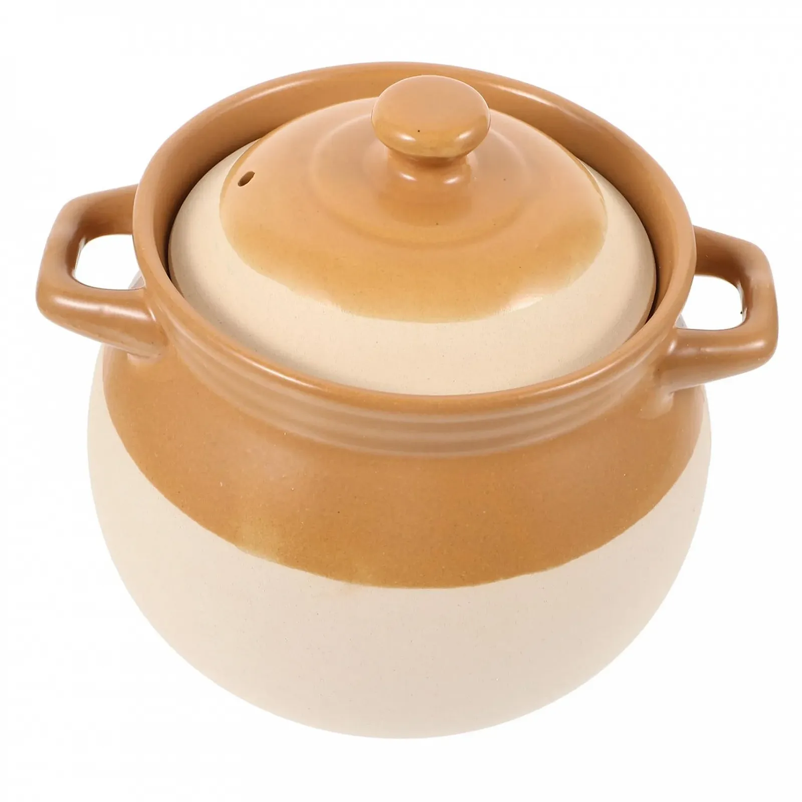 Кастрюля керамическая для газовой плиты для супа и лапши универсальная, фото №1