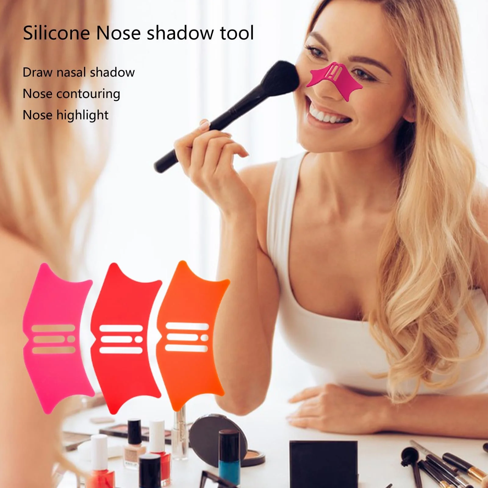Многофункциональный силиконовый аппликатор для макияжа, фото №3