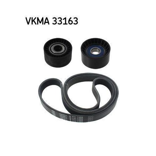 Комплект поликлинового ремня SKF VKMA 33163 для CITROËN FIAT FORD PEUGEOT TOYOTA, фото №2