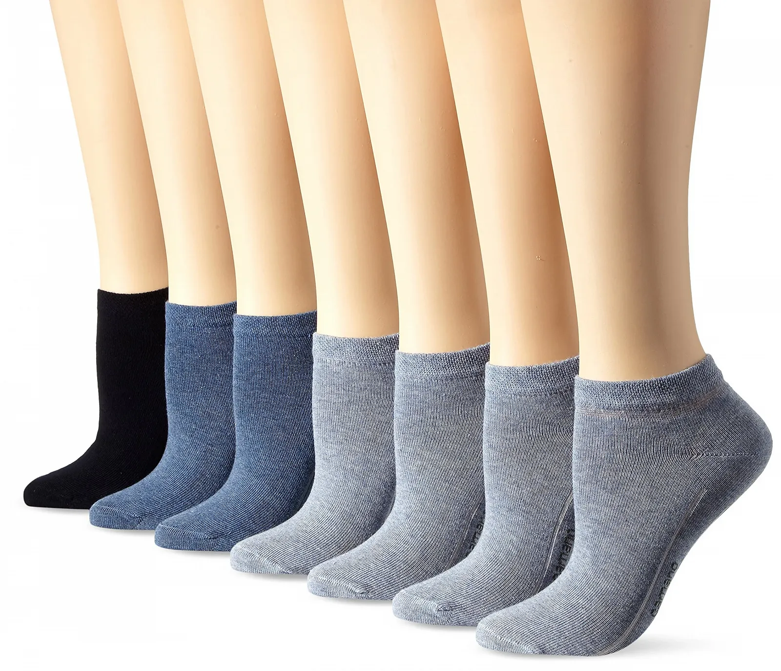 Жіночі шкарпетки Camano F Line 9102, синій, 35-38 EU, Blue Denim Mel 0033, фото №1