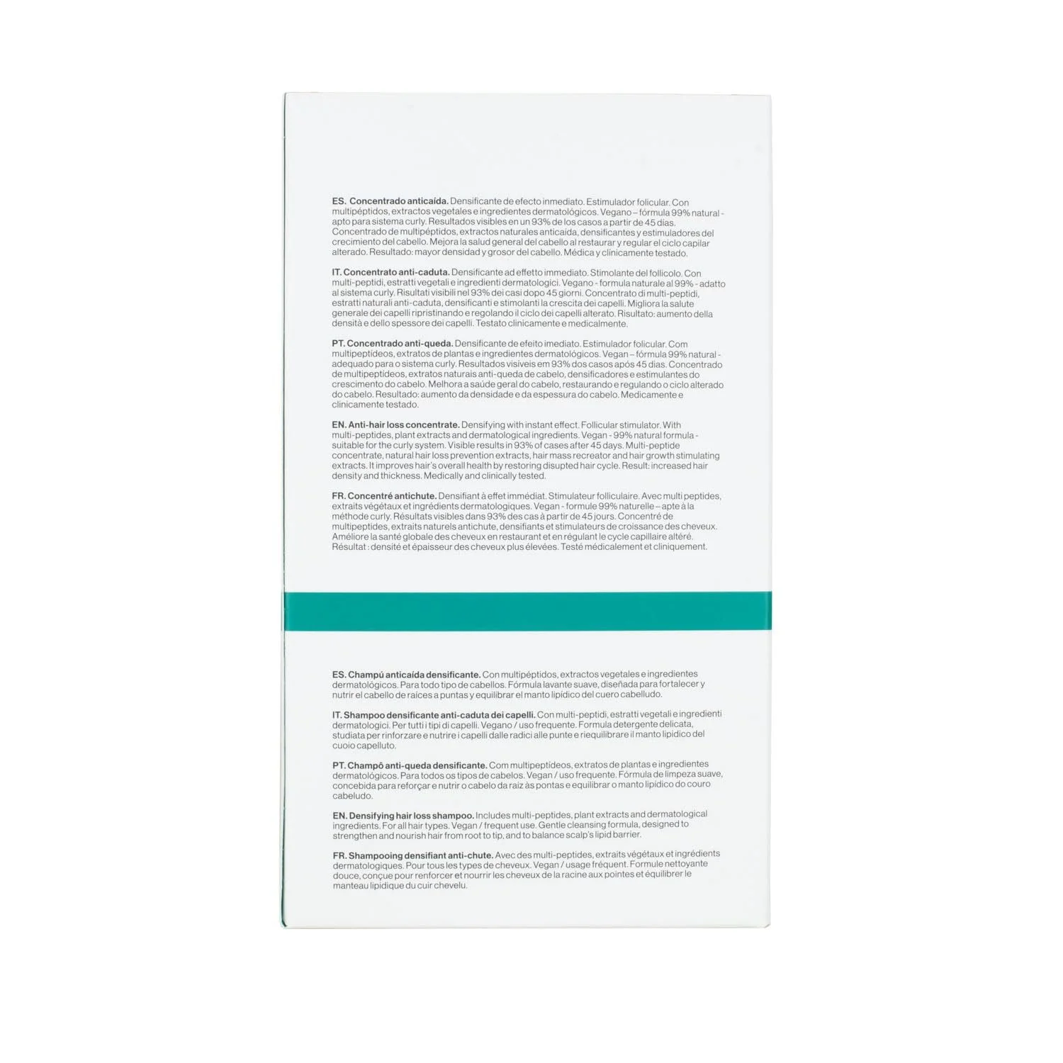 Набір проти випадіння волосся Thader Pharma з мультипептидами: Концентрат 50 мл + Шампунь Neoxil Peptide 300 мл, фото №4