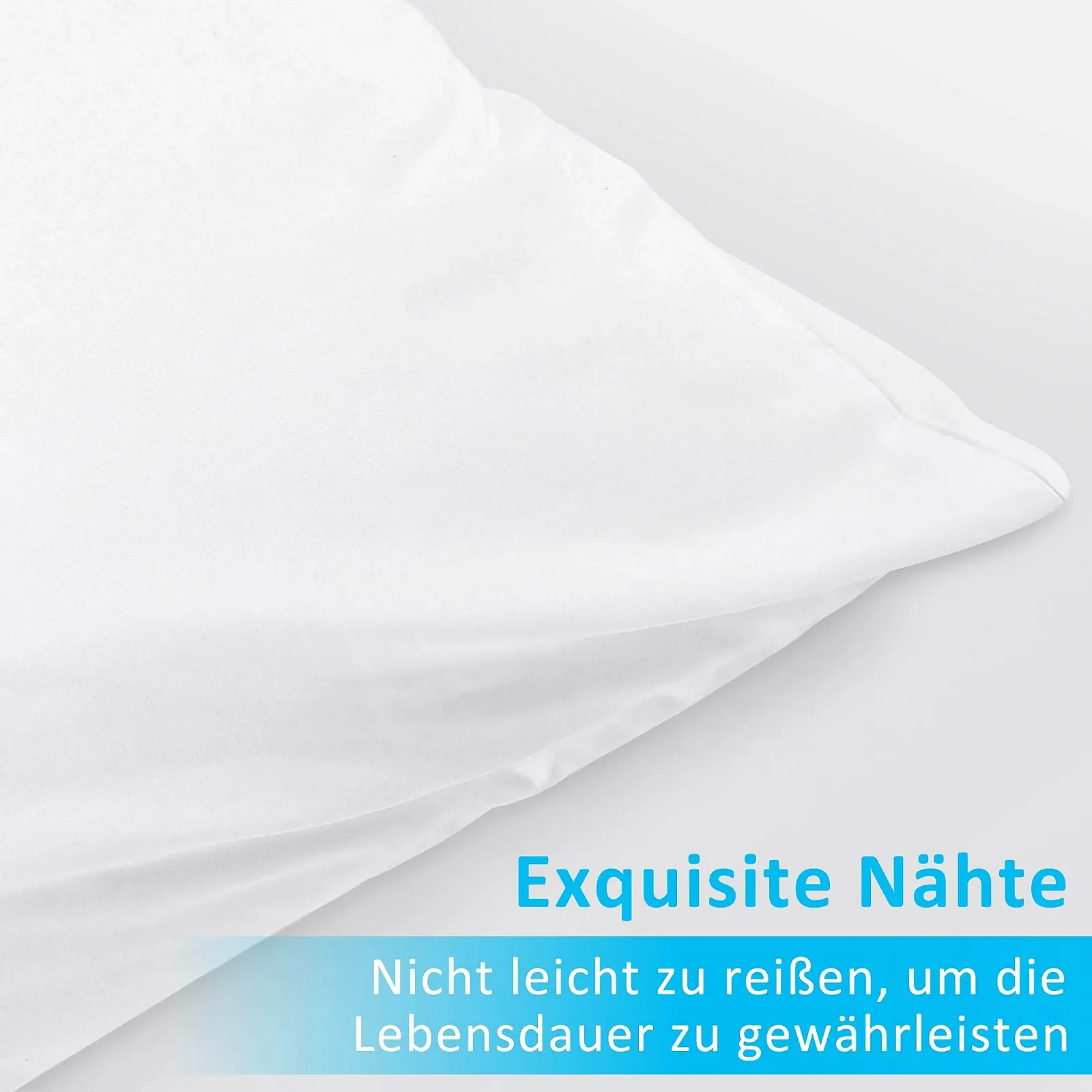 Наволочка ATsense 40 x 40 см, 100% бавовна, білий, фото №6 Наволочка ATsense 40 x 40 см, 100% бавовна, білий, фото №6