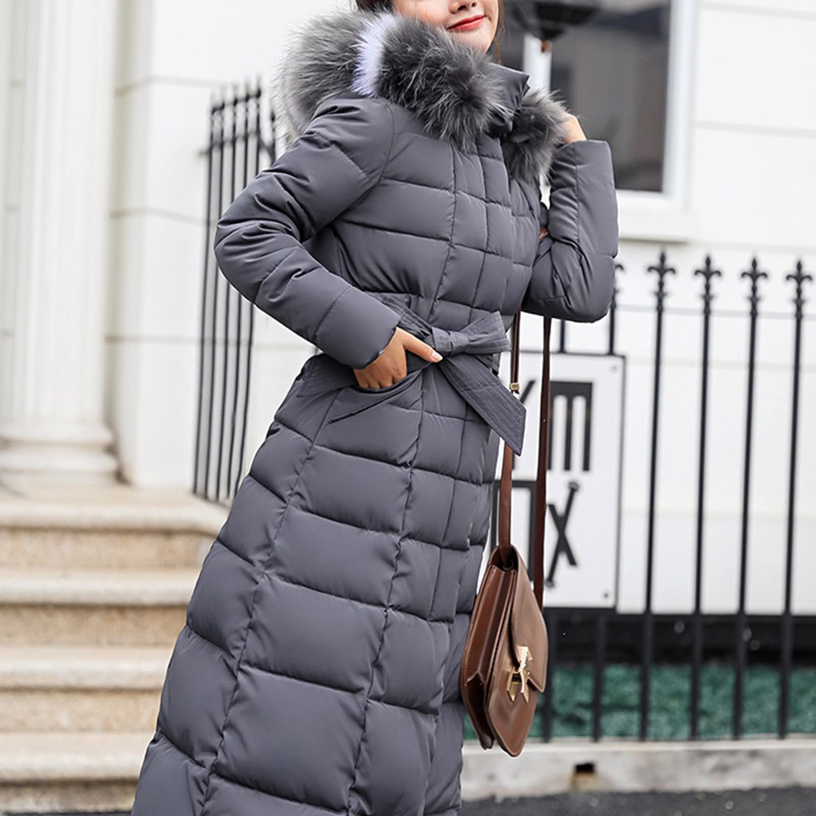 Зимняя куртка Surttan Женская 54 Outdoor Softshell Куртка-пуховик Капюшон Термофлисовая куртка на молнии Теплая переходная куртка Большие размеры Подкладка Teddy Пуховик Ветрозащитная Женская куртка с пуховым наполнителем, фото №3