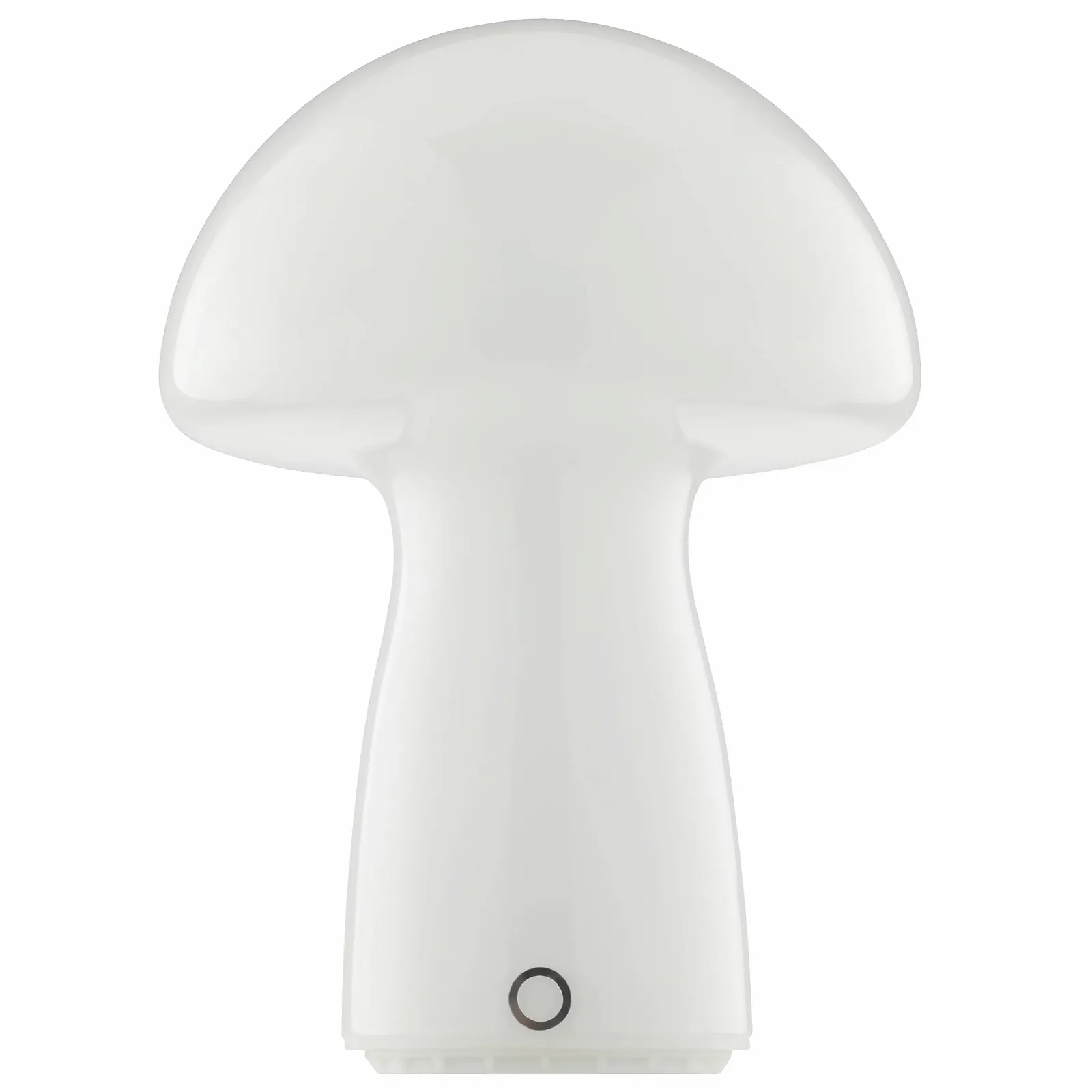 Настольная лампа Lightbox LED Mushroom 250 лм 2700 K 16x22 см 3 уровня яркости Стеклянная Белая, фото №2