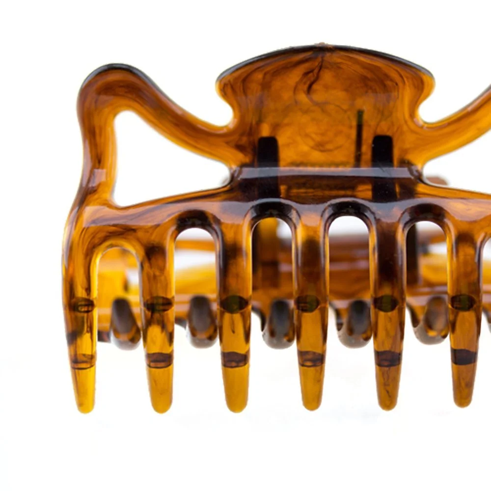 Заколка для волосся WeLoveBeads, приблизно 6 см, Havana Brown, фото №2