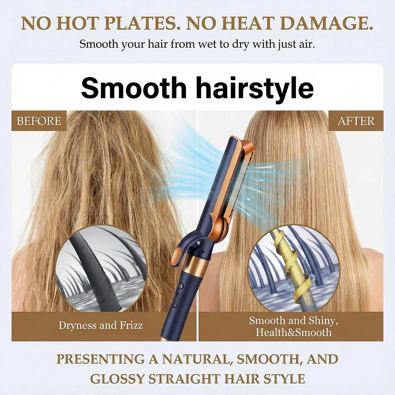Насадка-выпрямитель для Dyson Airwrap HS01 HS05 HS08 Воздушный поток, фото №3 Насадка-выпрямитель для Dyson Airwrap HS01 HS05 HS08 Воздушный поток, фото №3