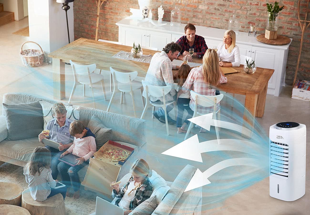 Охолоджувач повітря 3-в-1 Sichler Haushaltsgeräte LW-470 Зволожувач Іонізатор 6 л 65 Вт 400 мл/год, фото №4