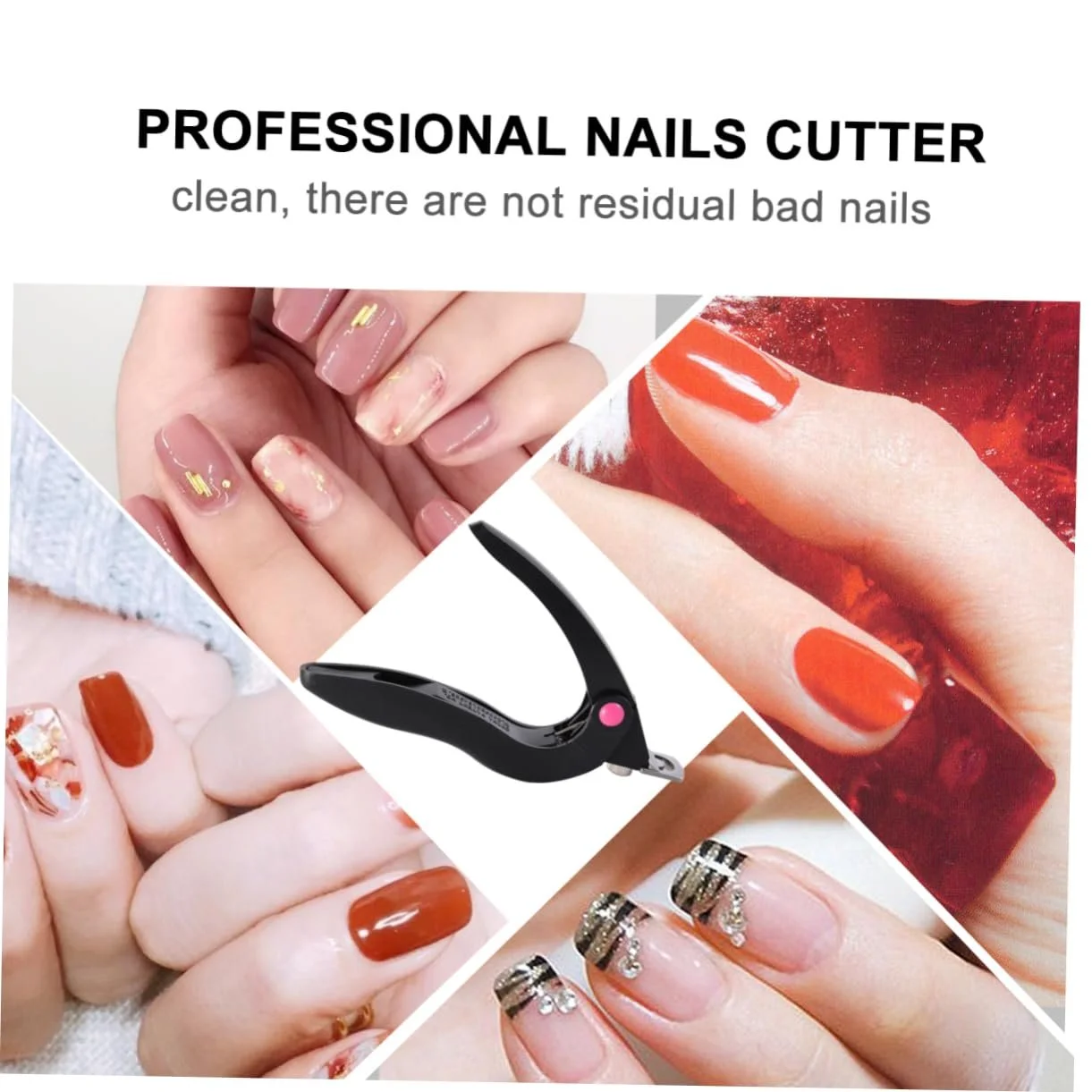 Кусачки для ногтей PACKOVE Professional, акриловые, U-образные, инструмент для маникюра, эргономичный дизайн, 2 шт., фото №7 Кусачки для ногтей PACKOVE Professional, акриловые, U-образные, инструмент для маникюра, эргономичный дизайн, 2 шт., фото №7