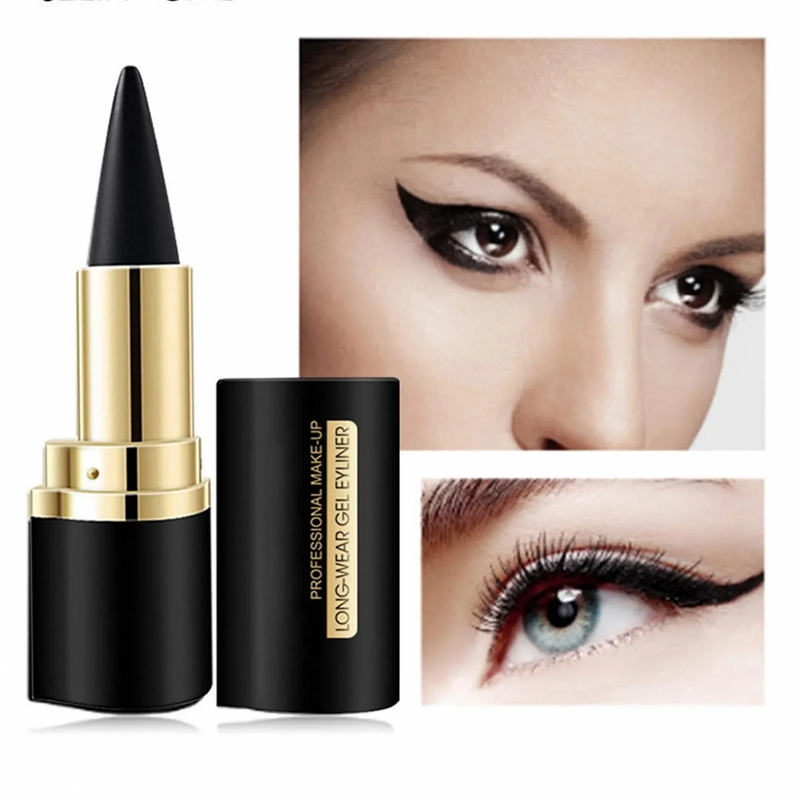 Гелевый Карандаш 2 шт Черный, Серый, фото №4