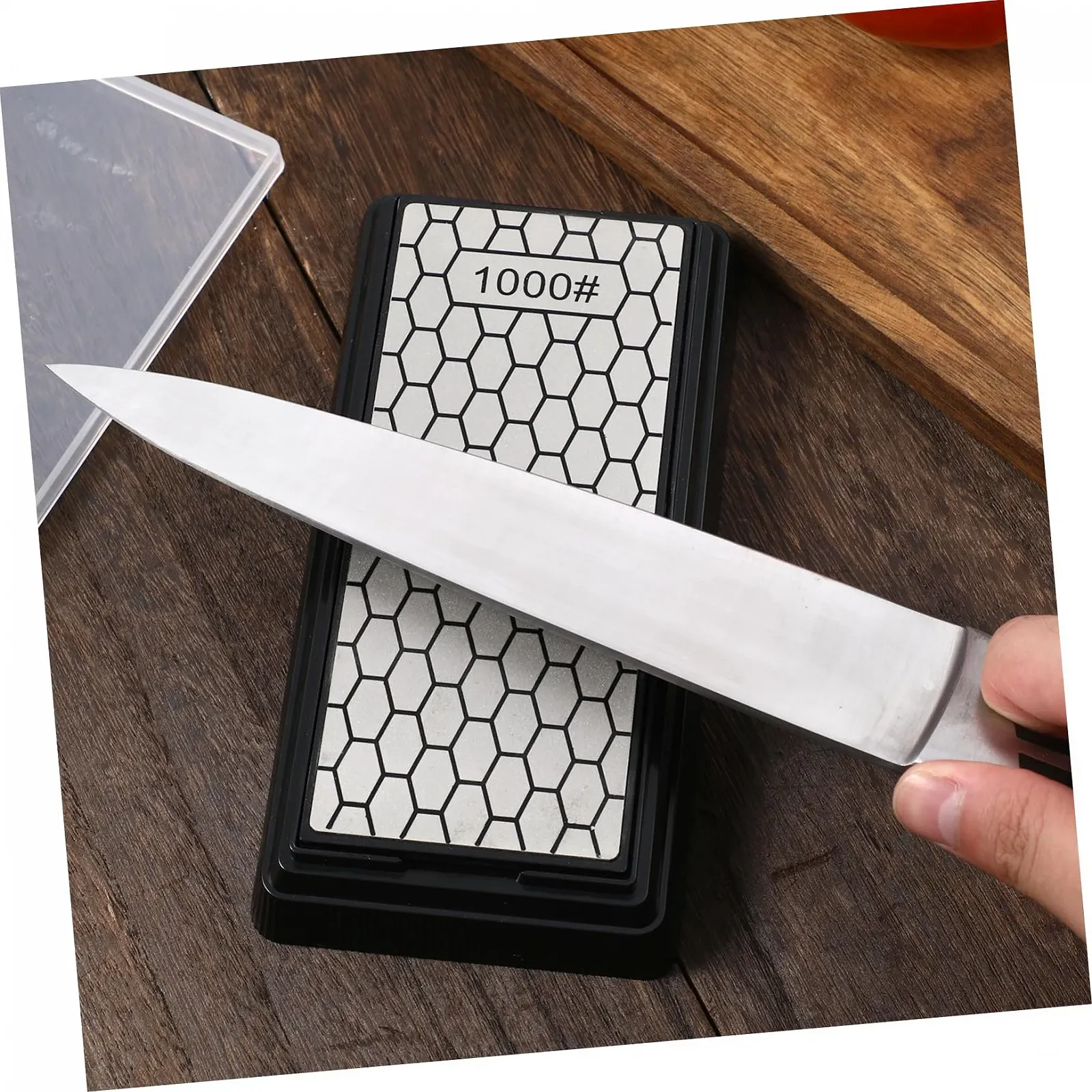 Точильный камень Tofficu Двусторонний Алмазный Нескользящий, фото №7