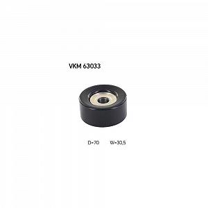 Ролик обводной/направляющий SKF VKM 63033 поликлинового ремня - Фото 1
