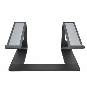 Подставка для ноутбука Aluminium Alloy Портативная Настольная Металлическая База Охлаждающая Серый - Фото 1