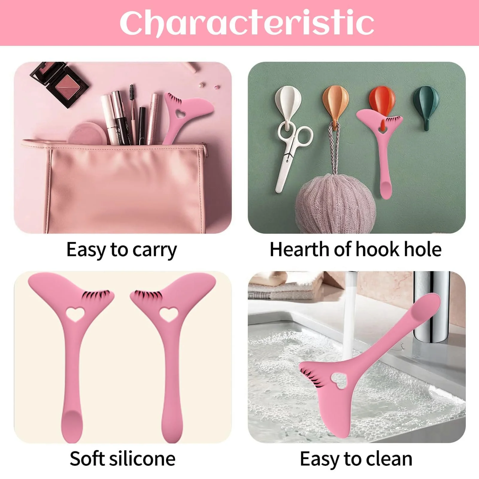 Інструмент IOSPKKIO Eyeliner Stencils Wing Tips з силікону, фото №5