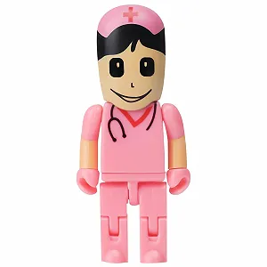 Купити USB Flash Drive Cartoon Nurse Model USB 2.0 32 GB Pink - Фото 1 USB Flash Drive Cartoon Nurse Model USB 2.0 32 GB Pink - Фото 1