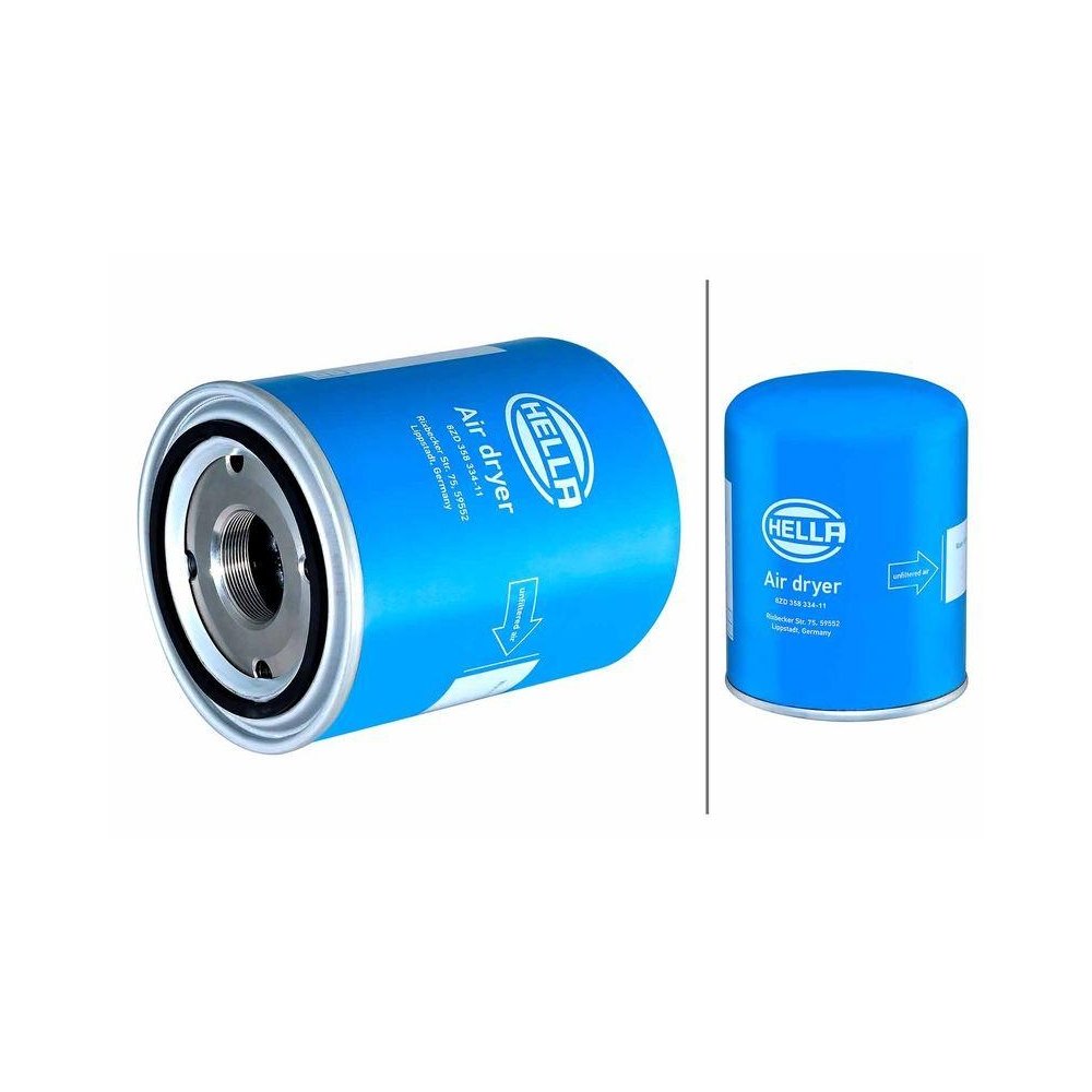 Патрон осушителя воздуха, пневмосистема HELLA 8ZD 358 334-111, фото №1
