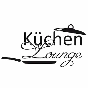 Наклейка на стіну GRAZDesign Кухонний надпис Kitchen Lounge 60 x 30 см Grey 071 Сірий synthetic.ua - Фото 1