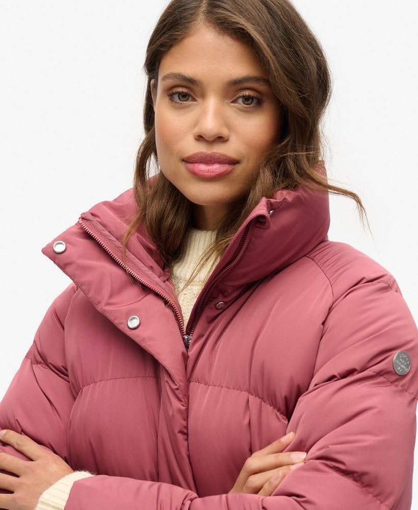 Куртка стеганая Superdry средней длины женская, фото №3
