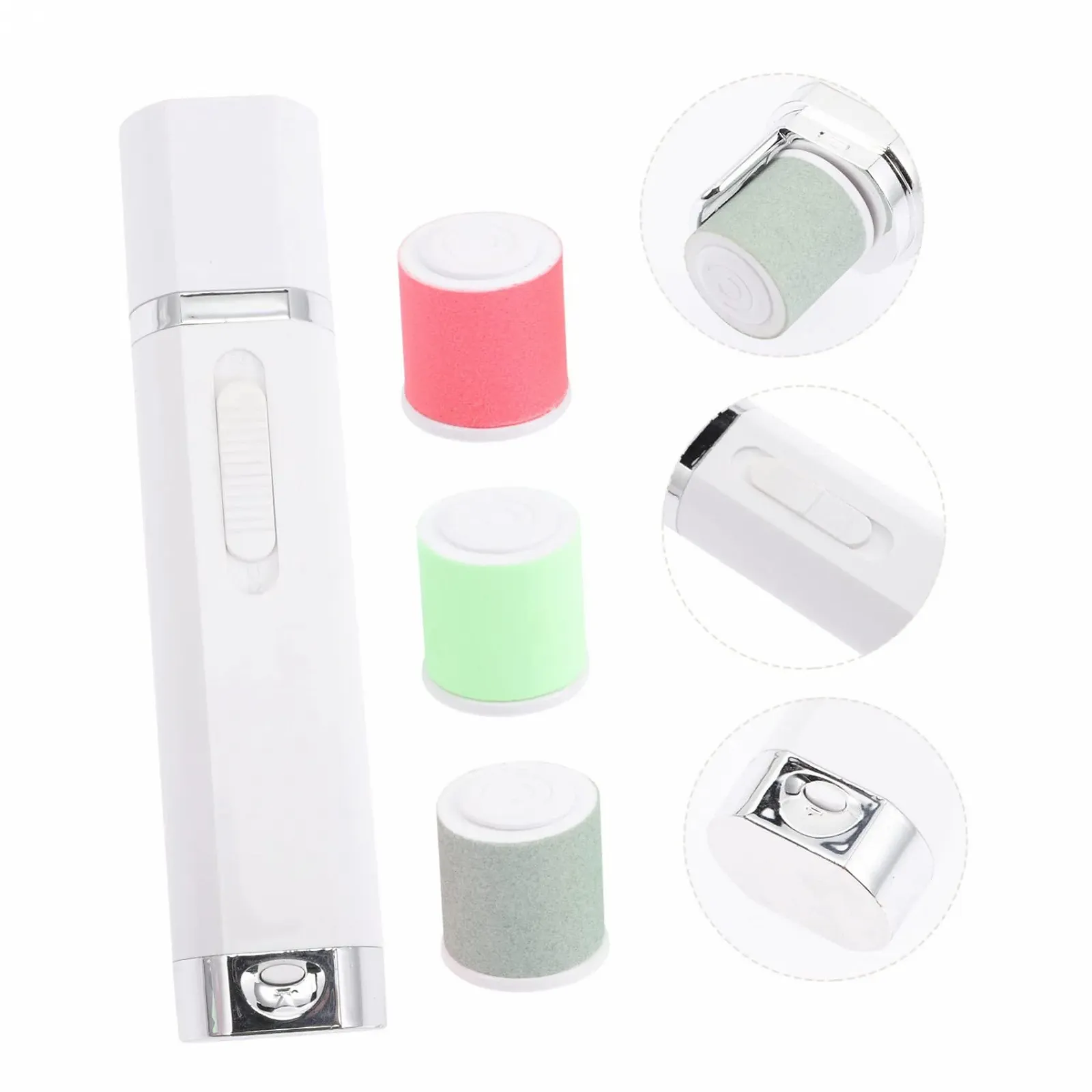 Электрический маникюрный набор Healvian Spinner Mini UV, белый, фото №7