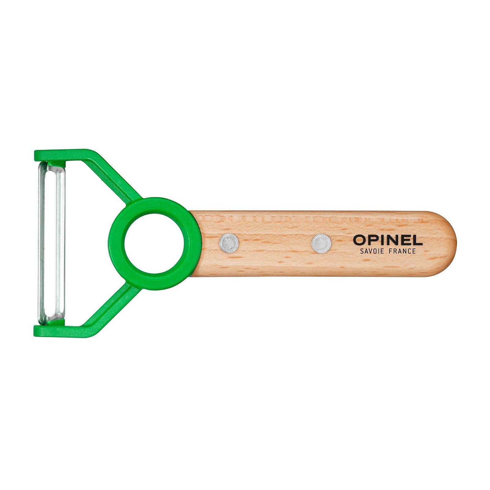 Набор кухонных ножей Opinel Le Petit Chef 3 предм. дерево, зеленый, фото №8