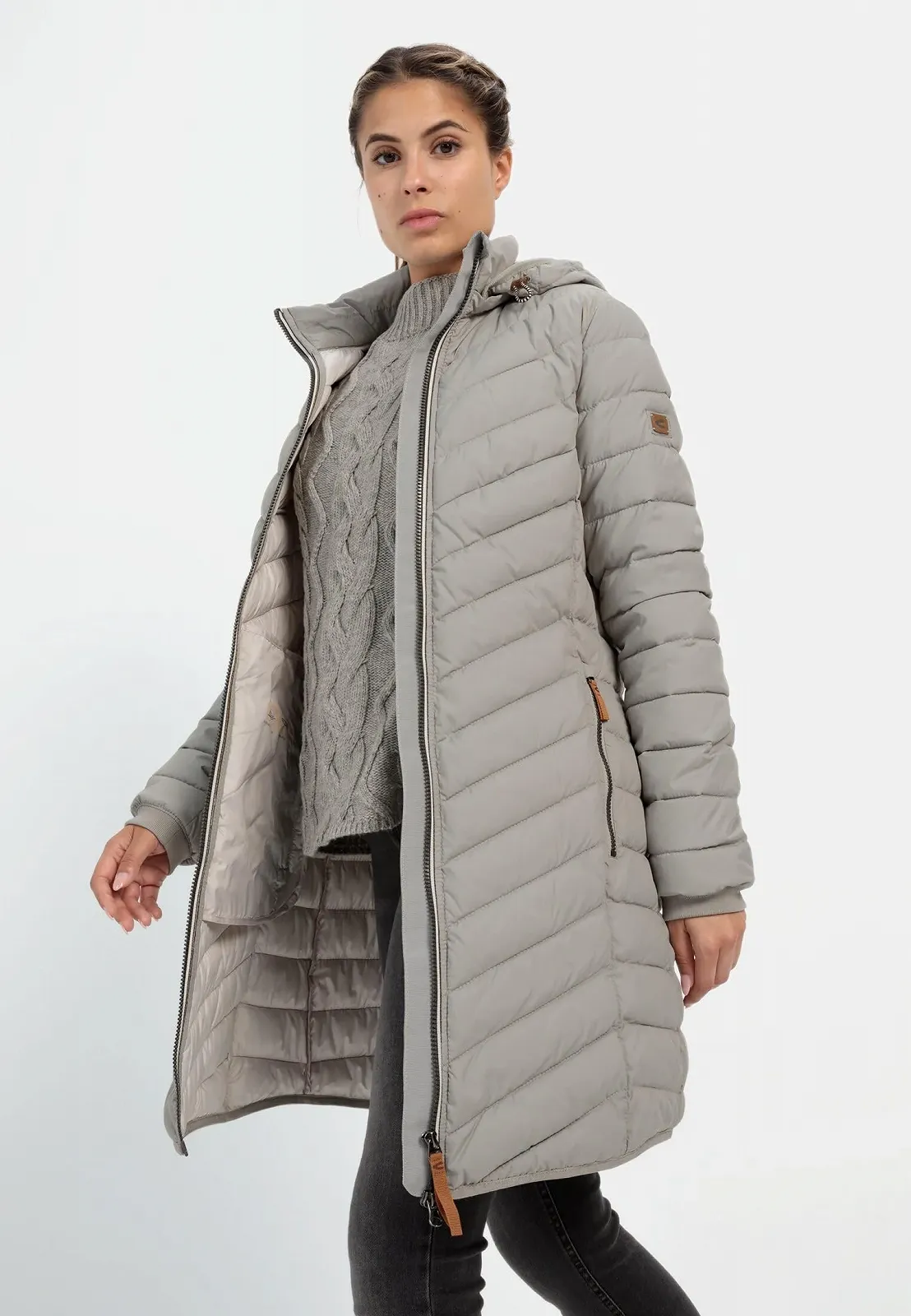 Пальто camel active Herringbone стьобане Жіноче, фото №5 Пальто camel active Herringbone стьобане Жіноче, фото №5