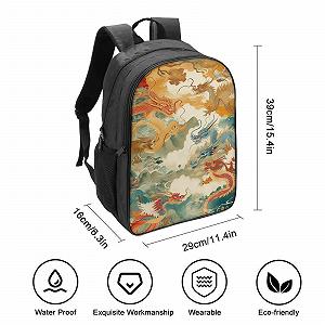 Рюкзак MXRMXR Dragon 3D, детский, большой, для книг, школьный, подарки к школе, 40 x 28 x 16 см, Style-8 synthetic.ua - Фото 1