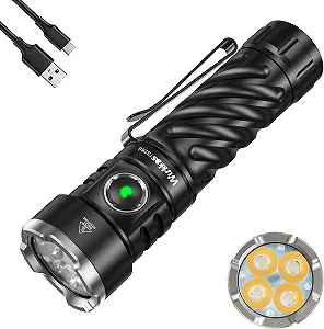 Купить Фонарь Wurkkos TS26S LED, 95 High CRI, перезаряжаемый, 3100 люмен, сверхъяркий, 4 шт., светодиодный, магнитная задняя крышка, водонепроницаемый IP68 для кемпинга, походов, чрезвычайных ситуаций - Фото 1 Фонарь Wurkkos TS26S LED, 95 High CRI, перезаряжаемый, 3100 люмен, сверхъяркий, 4 шт., светодиодный, магнитная задняя крышка, водонепроницаемый IP68 для кемпинга, походов, чрезвычайных ситуаций - Фото 1