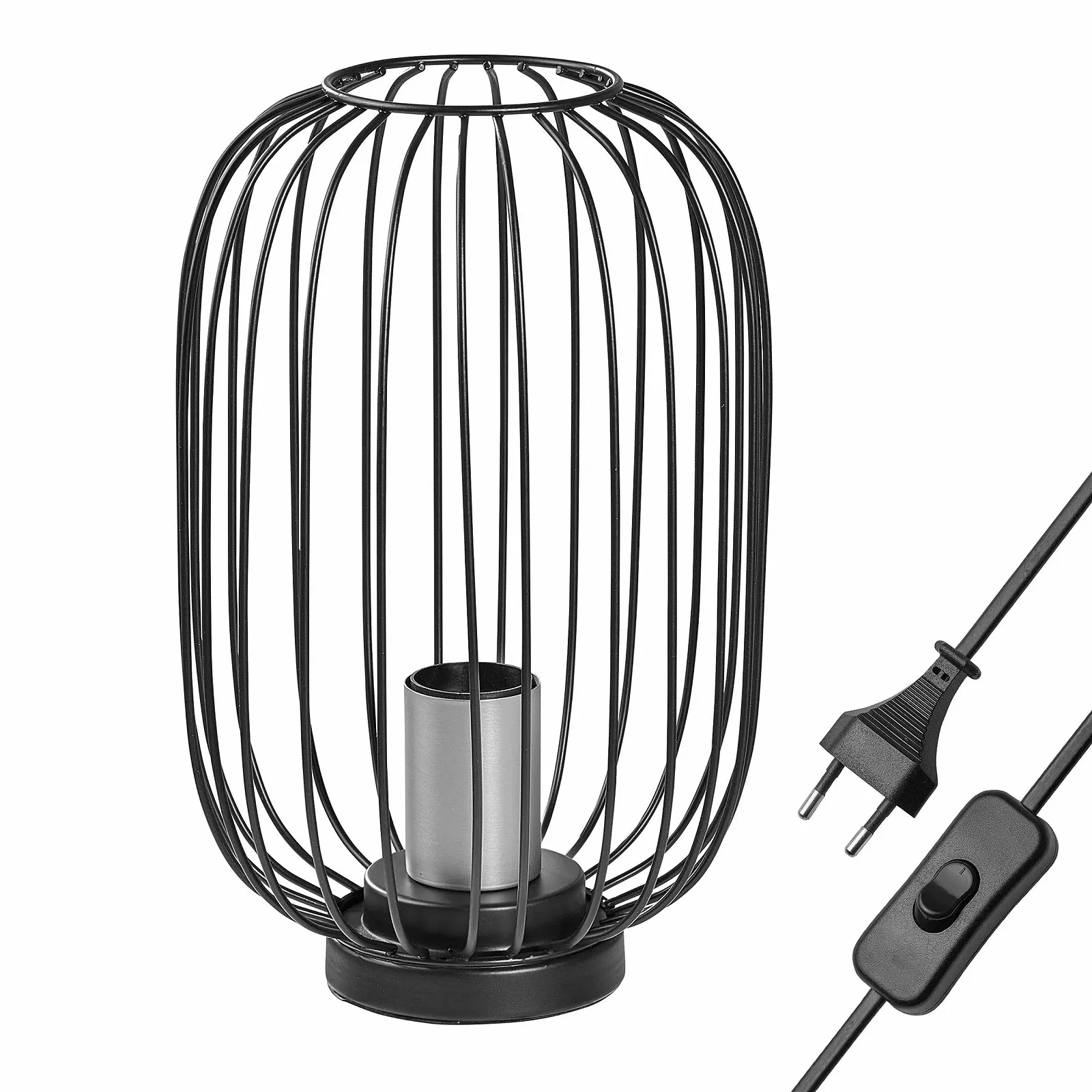 Настольная лампа AMARE Vintage 18.4 x 29 см Черная, фото №5