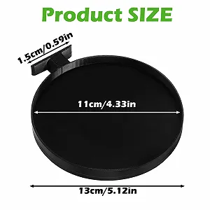 Держатель для растений набор из 2 шт. для акустических панелей без сверления черный synthetic.ua - Фото 1