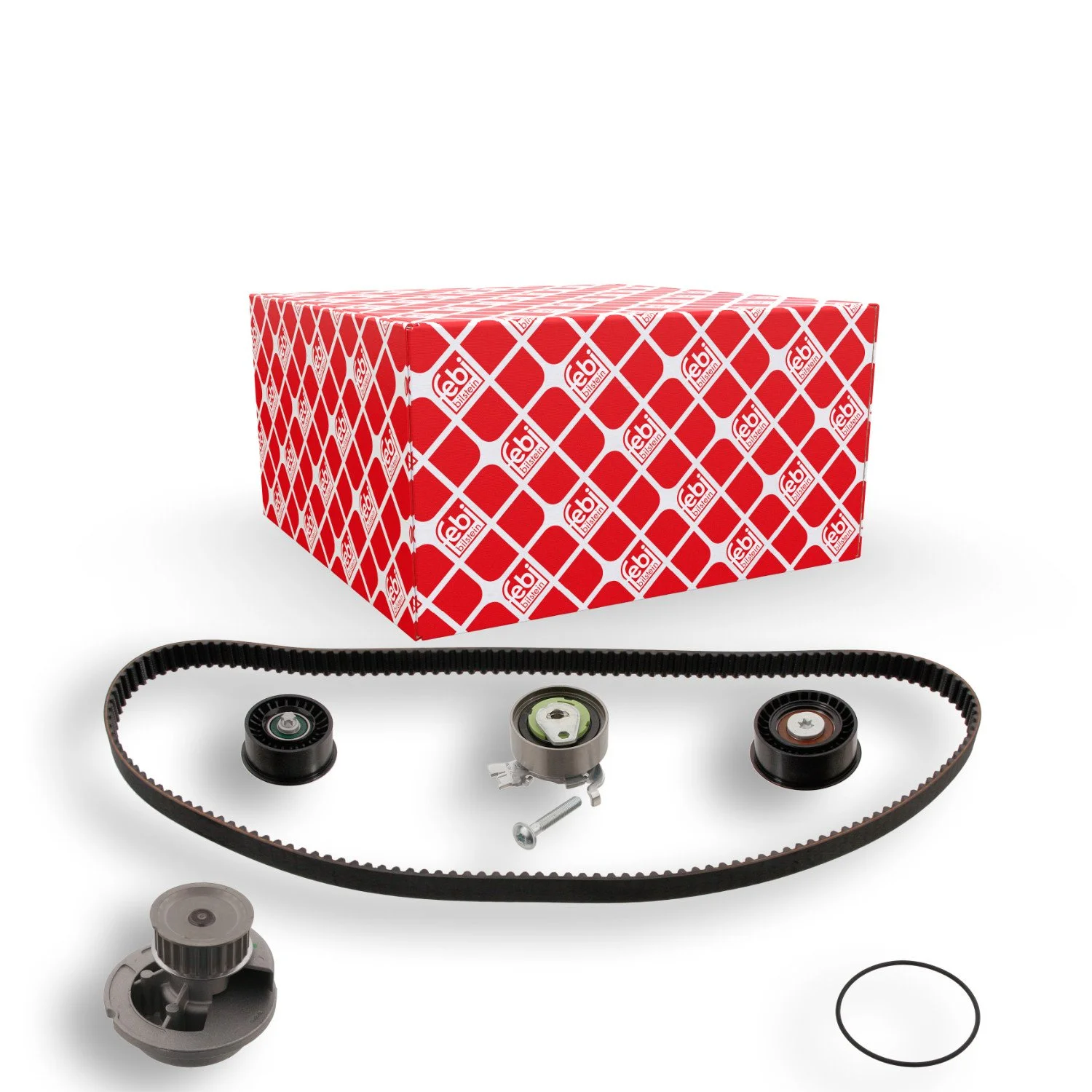 Водяний насос + комплект ременя ГРМ FEBI BILSTEIN 32719 для OPEL VAUXHALL, фото №1 Водяний насос + комплект ременя ГРМ FEBI BILSTEIN 32719 для OPEL VAUXHALL, фото №1