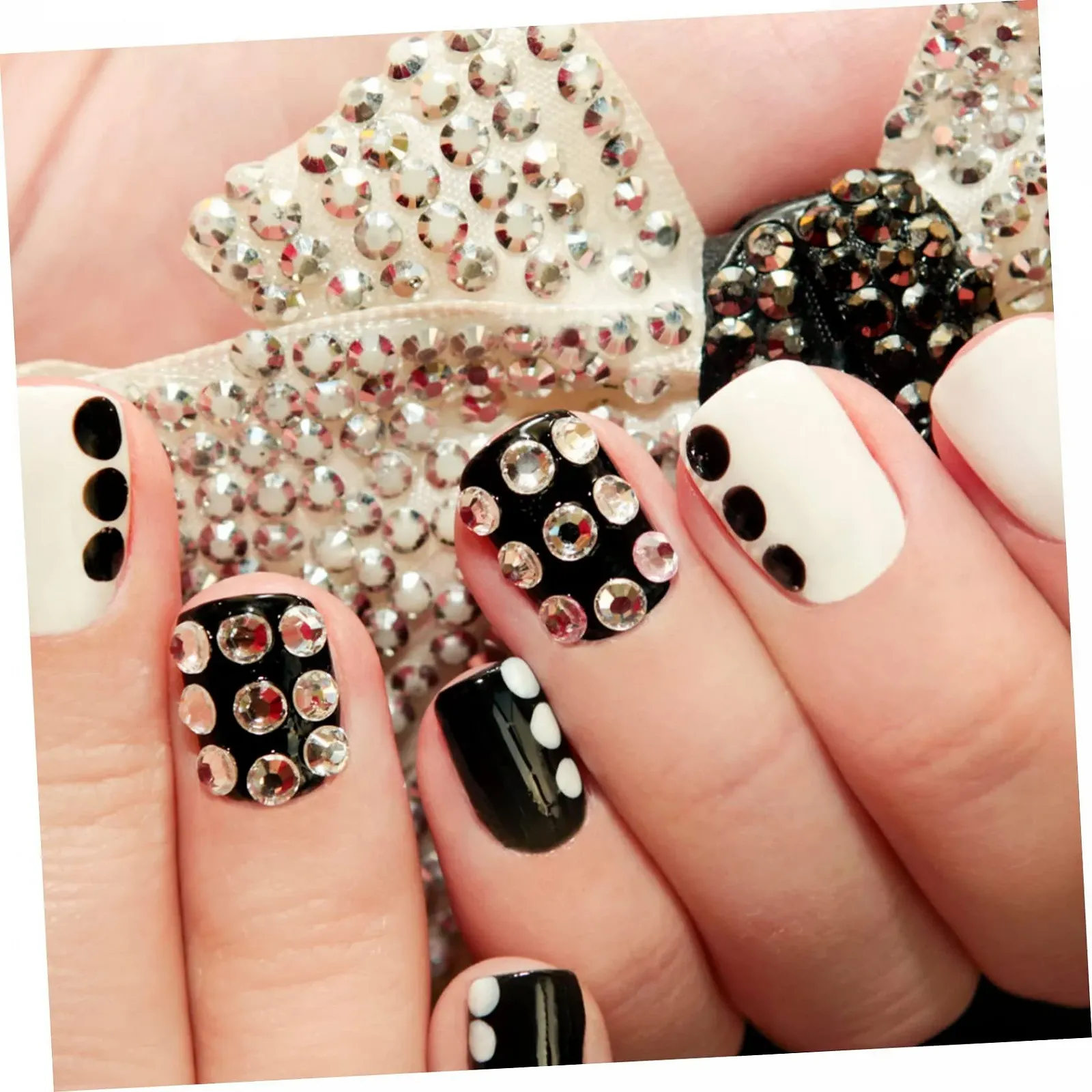 Стрази COHEALI для нігтів, Блискучі кристали, фото №9