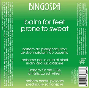 Бальзам для ніг BINGOSPA від поту, болю та набряків 135 г synthetic.ua - Фото 1