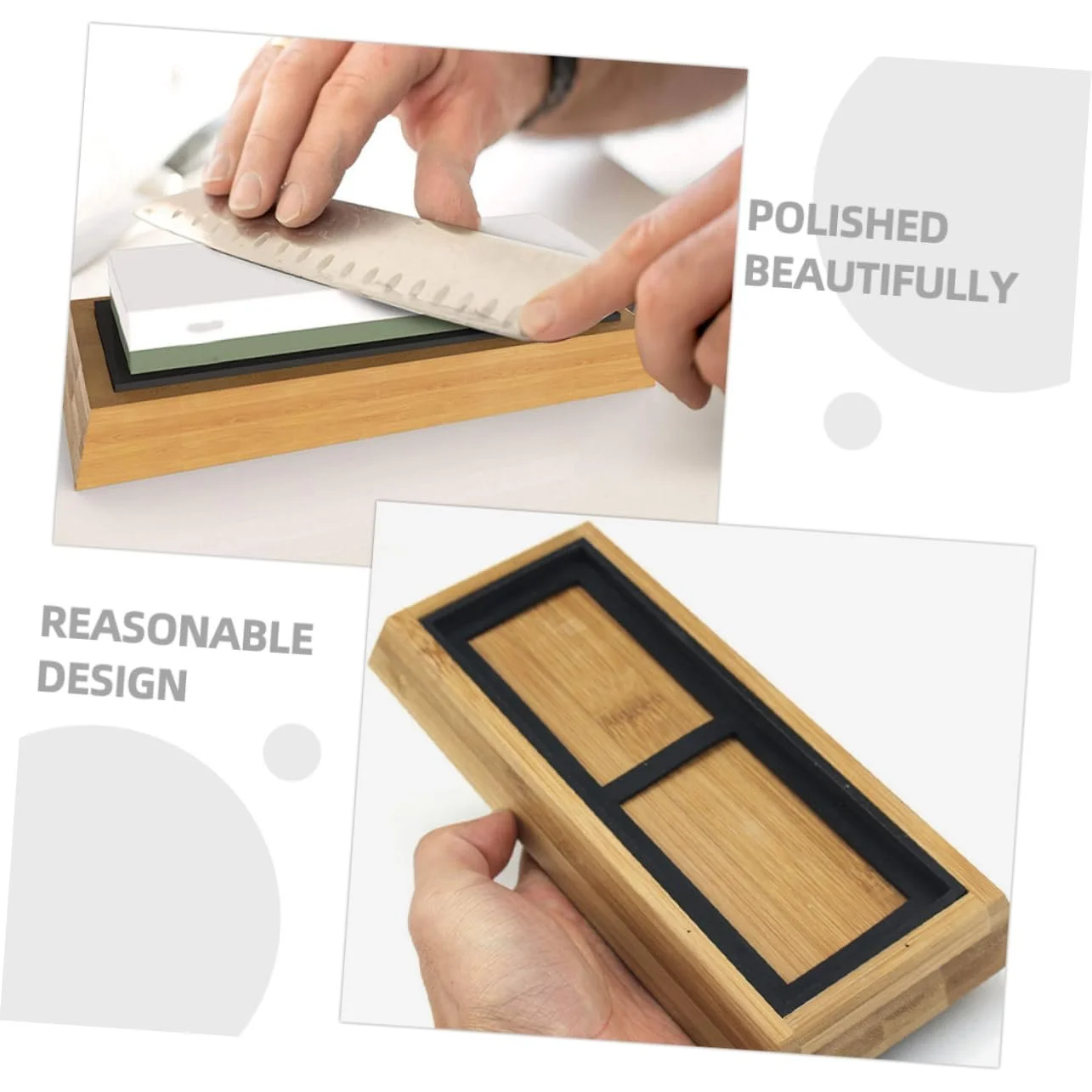 Тримач для точильних каменів GLEAVI Набір 2 шт регульований нековзний з гумовим кільцем, фото №6