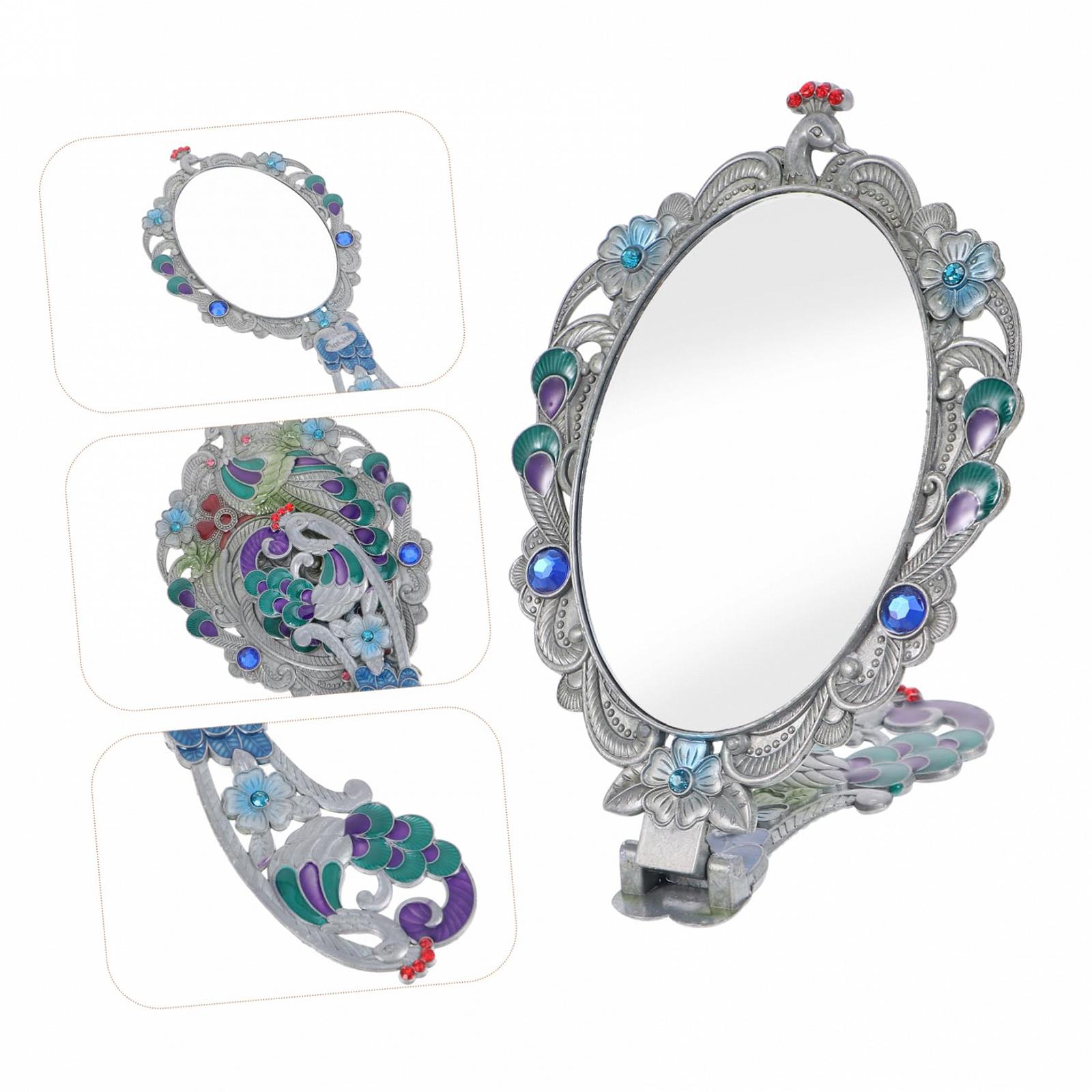 Зеркало Angoily Retro Mit Griff Mini Spiegel Портативное Круглое, фото №5 Зеркало Angoily Retro Mit Griff Mini Spiegel Портативное Круглое, фото №5