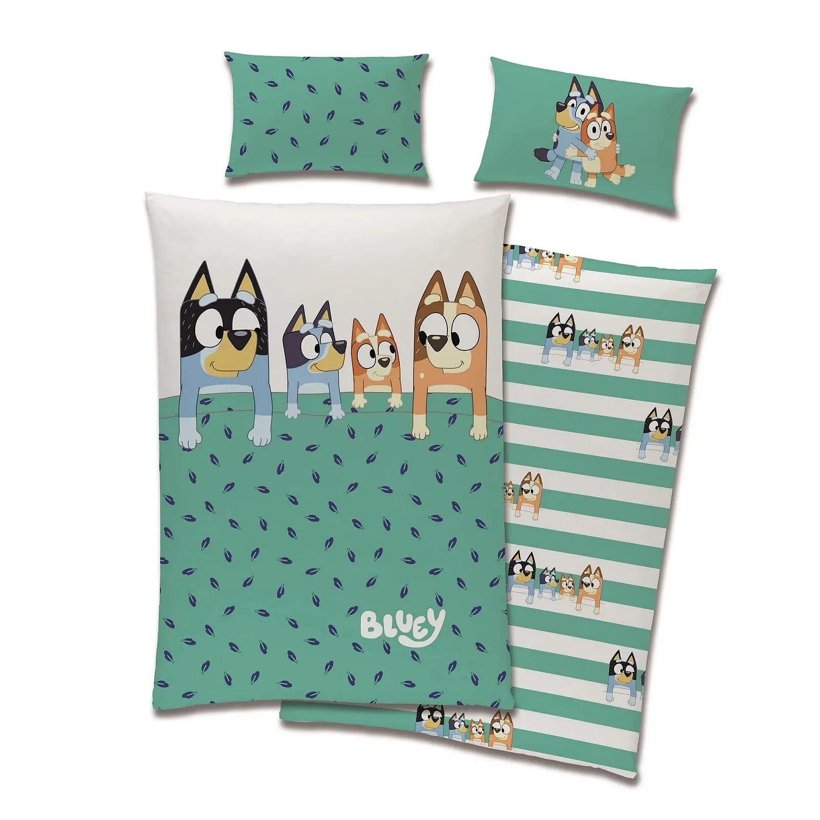 Детское постельное белье Bluey Family Bingo Bandit Chilli Мотив (Детское 100 x 135 40 x 60 см), фото №4