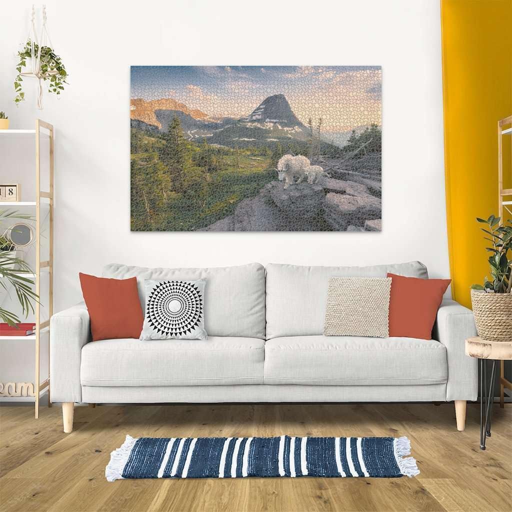 Пазл Ravensburger 12000809 Almbock with Baby 2000 деталей, фото №4 Пазл Ravensburger 12000809 Almbock with Baby 2000 деталей, фото №4