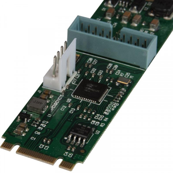 Плата расширения Frime (ECF-M2.M&Bto2USB3) M2-2xUSB3.0, NEC720201, фото №2