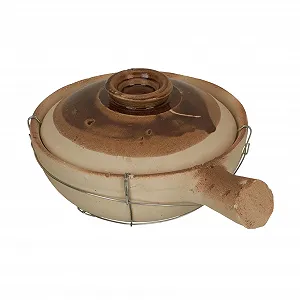 Кастрюля-сотейник PRETYZOOM Традиционный песчаный горшок для медленного приготовления Равномерное распределение тепла Энергосберегающая - Фото 1