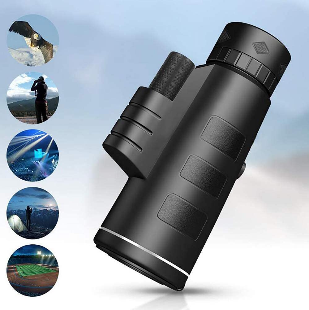 Монокуляр BAK4 HD Vision Prism 40X60 з компасом, тримачем для телефону, штативом для активного відпочинку, фото №3