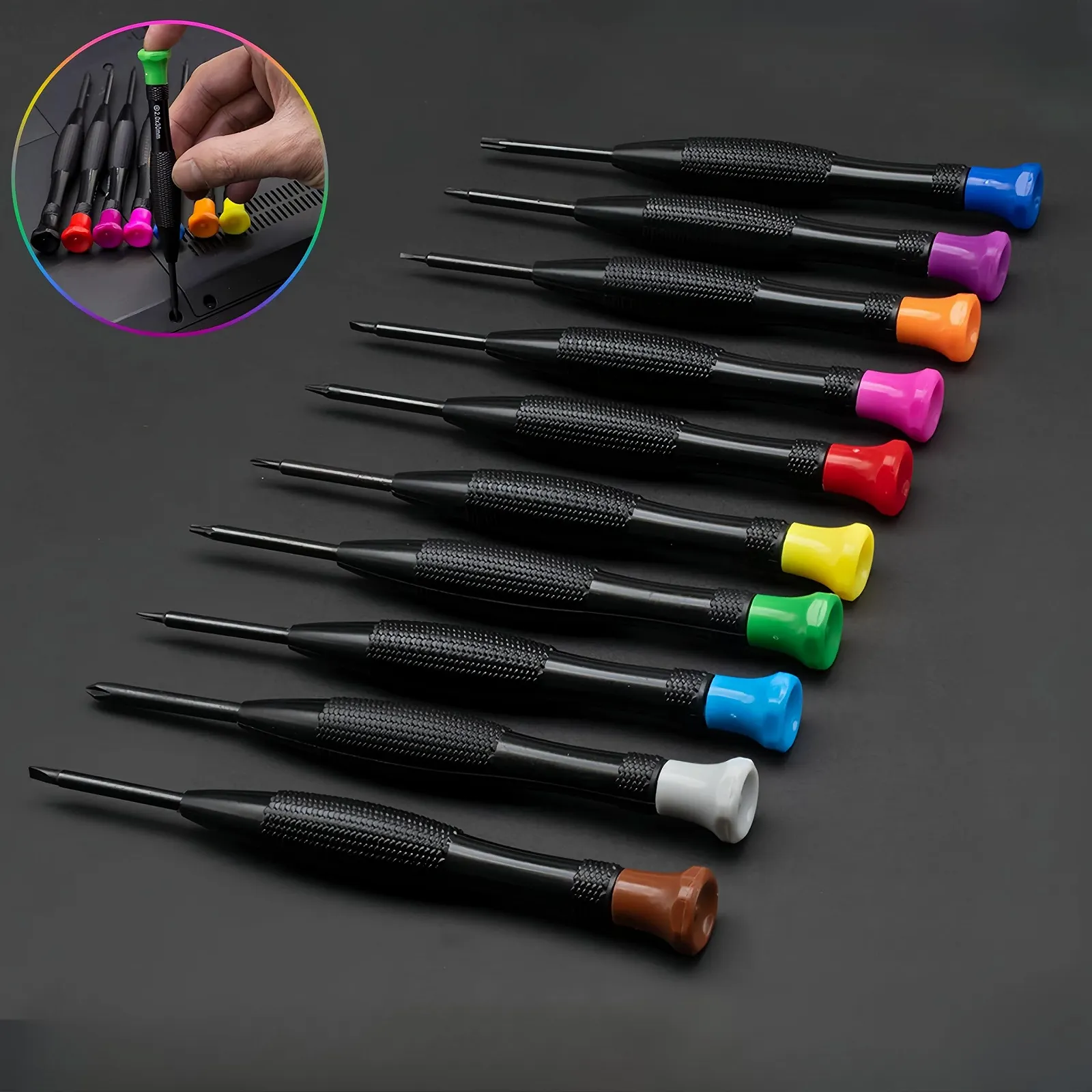 Набір викруток Kit Mini Магнітний Phillips/Slotted/Torx Star 19 шт., фото №5