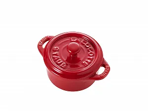 Кокотниця Staub Mini 10 см керамічна червона synthetic.ua - Фото 1